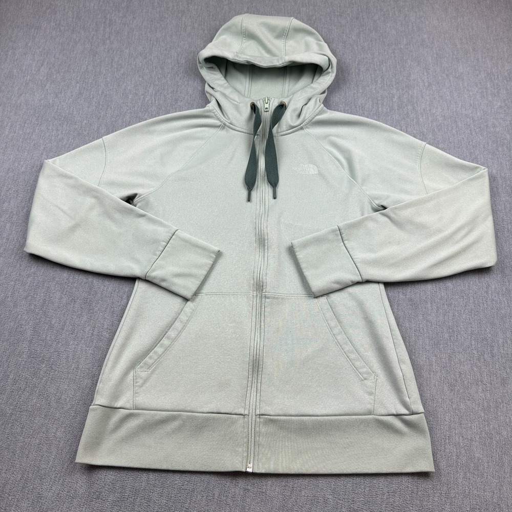 The North Face Jacket Womens Medium Green Mountain Athletics Full Zip Pockets
